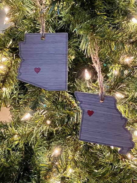 Heart State ornament